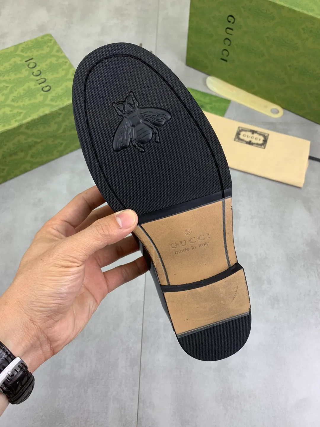 Men's men's shoes 💰P480 [New style] Water-dyed cowhide 💰💎💎💎 [Gucci] GUCCI high-end men's formal business leather shoes, original order 1:1 authentic goods! Original imported high-end open-edge beaded calfskin, original metal buckle, imported first-layer cowhide lining for feet, original outsole, men's shoe size: 38-45, 2️⃣ colors available